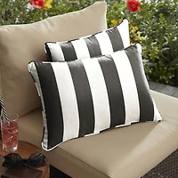 Mozaic Company Sunbrella Cabana Classic Lumbar Pillow Corded (Set of 2)