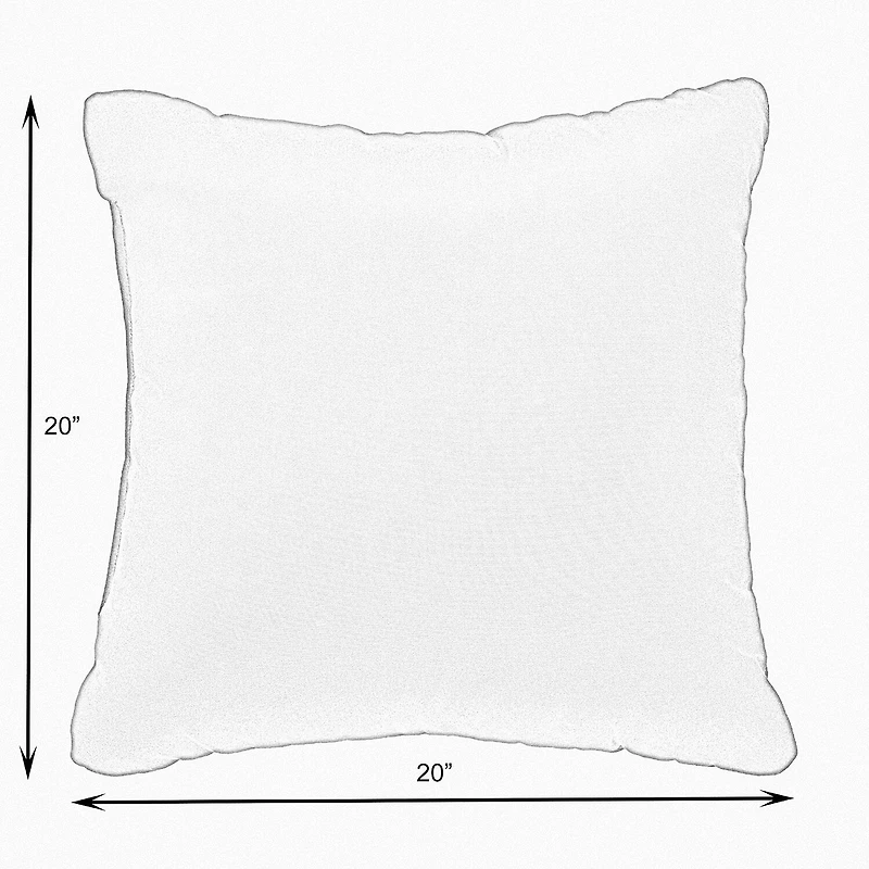 Mozaic Company Knife Edge (Set Of 2) Outdoor Pillow - Canvas Jockey Red
