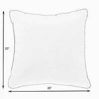 Mozaic Company Knife Edge (Set Of 2) Outdoor Pillow - Canvas Jockey Red