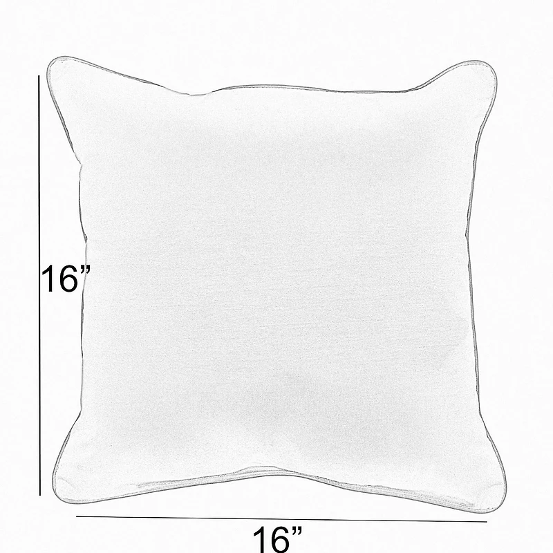Mozaic Company Corded (Set Of 2) 16'' Square Outdoor Pillow - Astoria Sunset