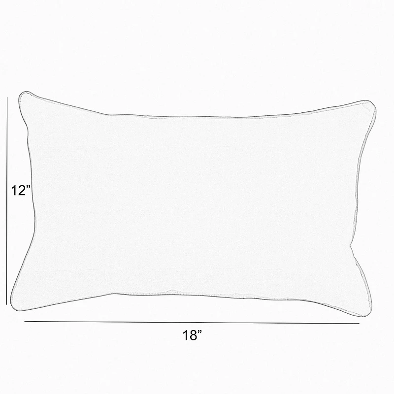 Mozaic Company Sunbrella Dolce Oasis Corded Lumbar Pillow (Set of 2)