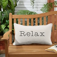 Mozaic Company 13''X20'' Corded EMB Relax Outdoor Pillow