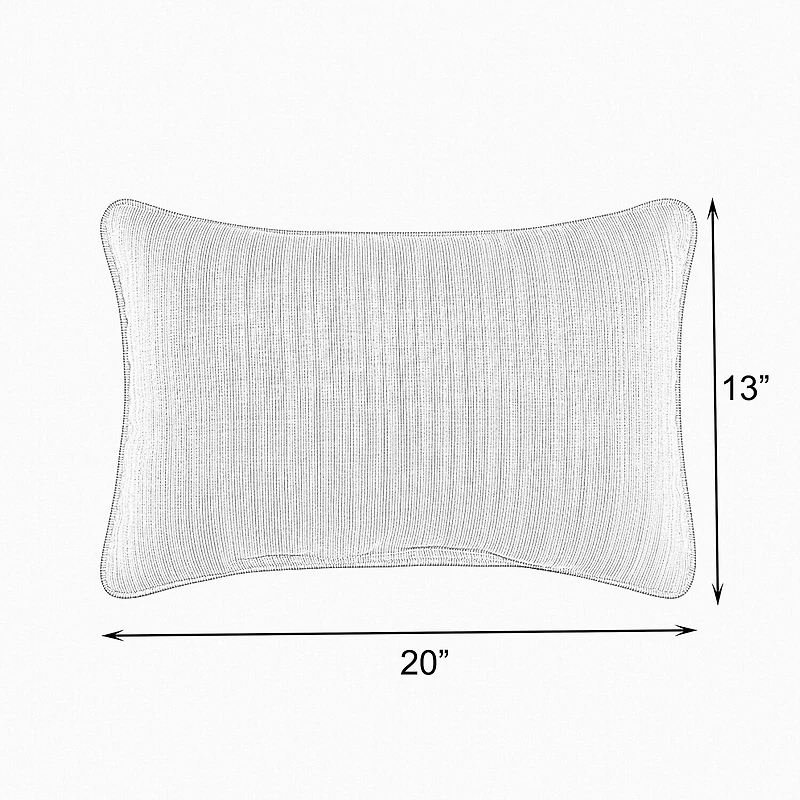Mozaic Company 13''X20'' Corded EMB Relax Outdoor Pillow