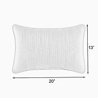 Mozaic Company 13''X20'' Corded EMB Ho Rectangular Outdoor Pillow