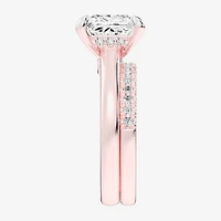 (G-H / Vs2-Si1) Womens 3 1/2 CT. T.W Lab Grown White Diamond 14K Gold Solitaire Bridal Set