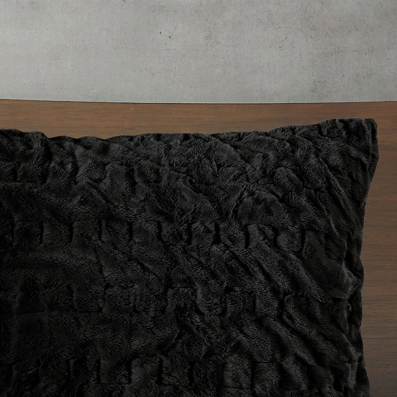Madison Park Dakota Faux Fur Down Alternative Extra Weight Comforter Set