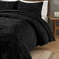 Madison Park Dakota Faux Fur Down Alternative Extra Weight Comforter Set