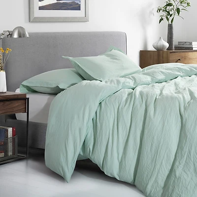 Sweet Home Collection Crinkle 3-pc. Reversible Duvet Cover Set
