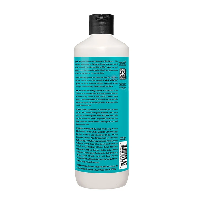 Sexy Hair I Want Moisture Shampoo 33 oz.
