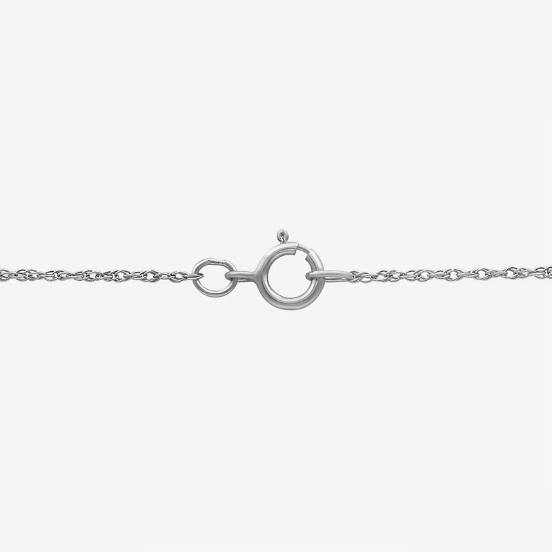 Womens Gemstone & 1/10 CT. T.W. Natural Diamond 10K Gold Round 18 Inch Pendant Necklace