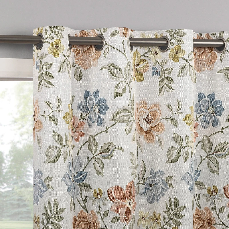 Sun Zero Atmosphere Blanchette Grommet Top 100% Blackout Single Curtain Panel