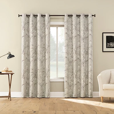 Sun Zero Atmosphere Darley Grommet Top 100% Blackout Single Curtain Panel