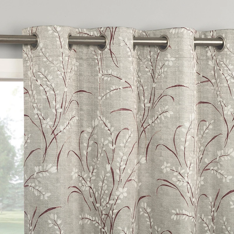 Sun Zero Atmosphere Darley Grommet Top 100% Blackout Single Curtain Panel