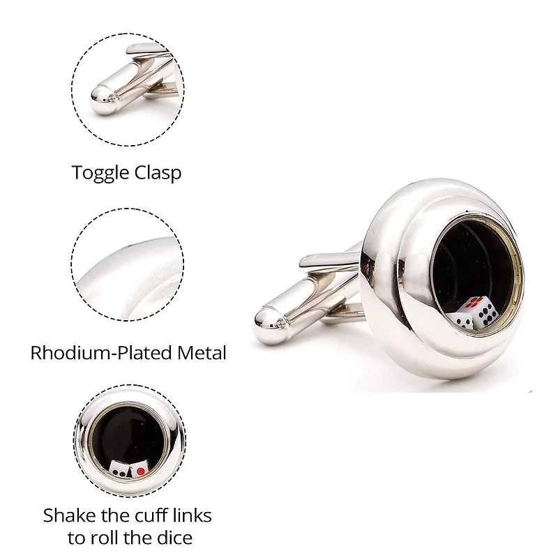 Dice Game Cuff Links
