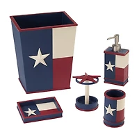 Avanti Texas Flag Trash Can