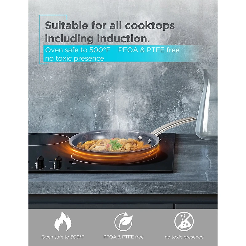 Black+Decker -pc. Non-Stick Cookware Set