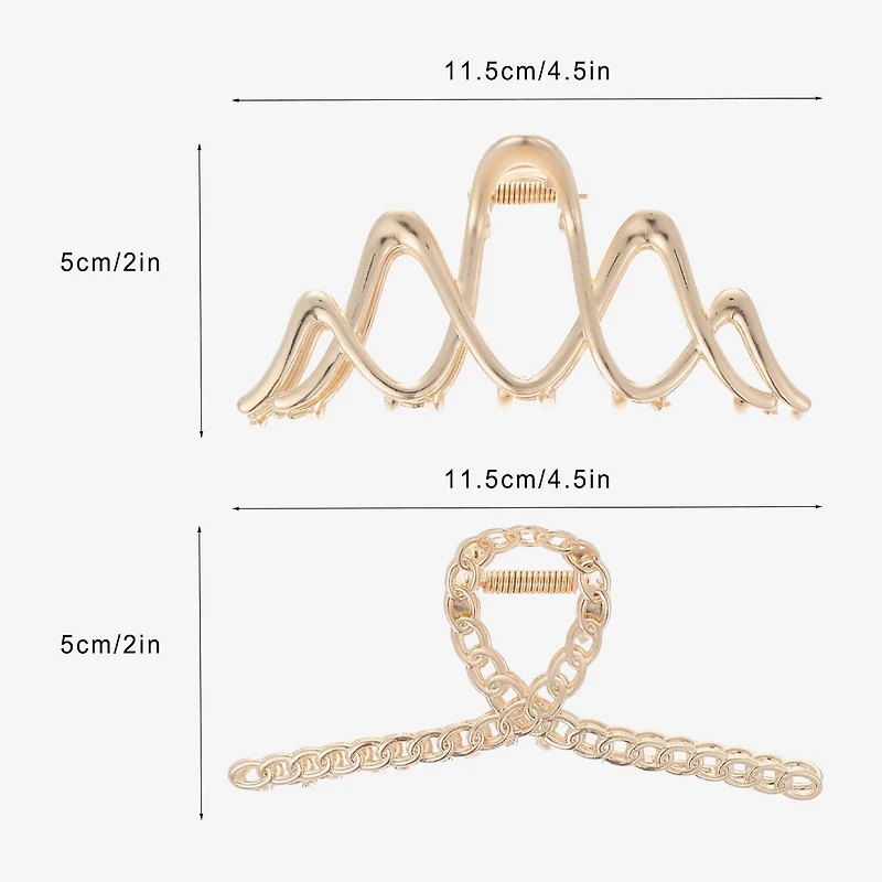 Bijoux Bar 2-pc. Hair Clip