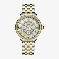 Stuhrling Womens Two Tone Stainless Steel Bracelet Watch 4081.4
