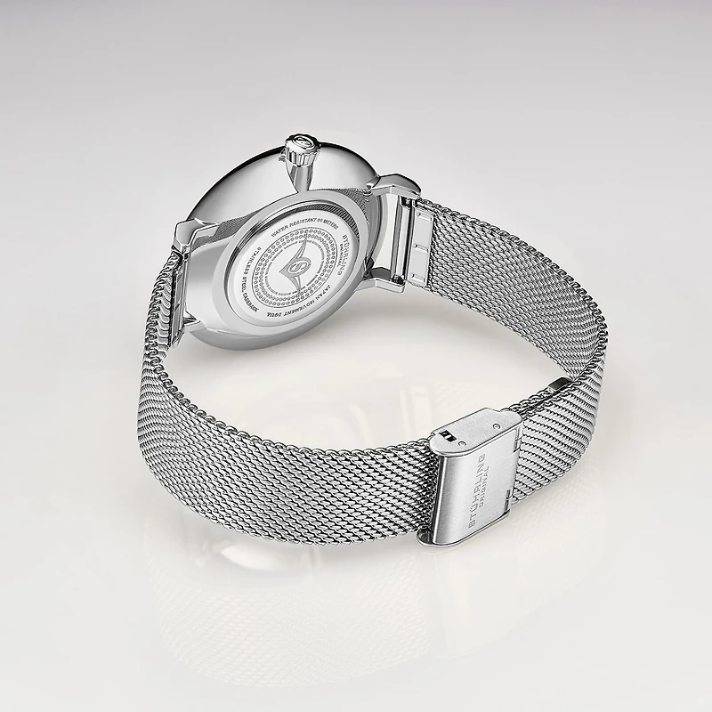Stuhrling Womens Silver Tone Stainless Steel Strap Watch 793a.02