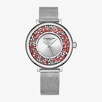 Stuhrling Womens Silver Tone Stainless Steel Strap Watch 793a.02