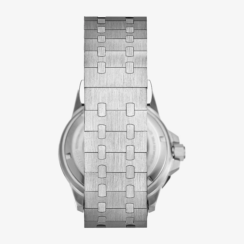 Stuhrling Mens Silver Tone Stainless Steel Bracelet Watch 4047.1