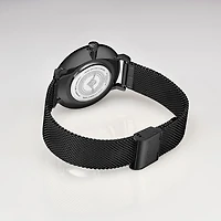 Stuhrling Womens Black Stainless Steel Strap Watch 793a.06