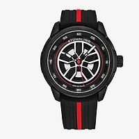 Stuhrling Mens Black Strap Watch