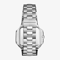 Stuhrling Mens Silver Tone Stainless Steel Bracelet Watch 4064.3