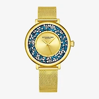 Stuhrling Womens Gold Tone Stainless Steel Strap Watch 793a.04