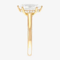 (H-I / Si2) Womens 1 3/4 CT. T.W. Lab Grown White Diamond 10K Gold Marquise Engagement Ring