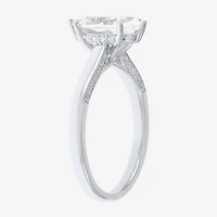 (H-I / Si2) Womens 1 3/4 CT. T.W. Lab Grown White Diamond 10K Gold Marquise Engagement Ring