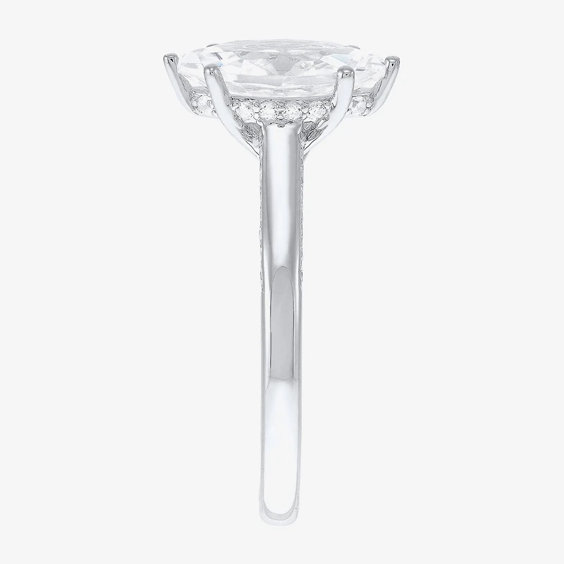 (H-I / Si2) Womens 1 3/4 CT. T.W. Lab Grown White Diamond 10K Gold Marquise Engagement Ring