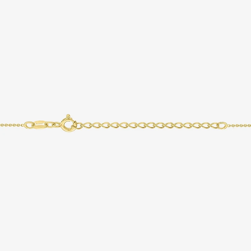 Diamond Addiction (G-H / Si2-I1) Womens 1/ CT. T.W. Lab Grown White Diamond 14K Gold Over Silver Inch Pendant Necklace