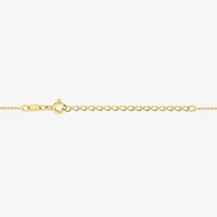 Diamond Addiction (G-H / Si2-I1) Womens 1/ CT. T.W. Lab Grown White Diamond 14K Gold Over Silver Inch Pendant Necklace