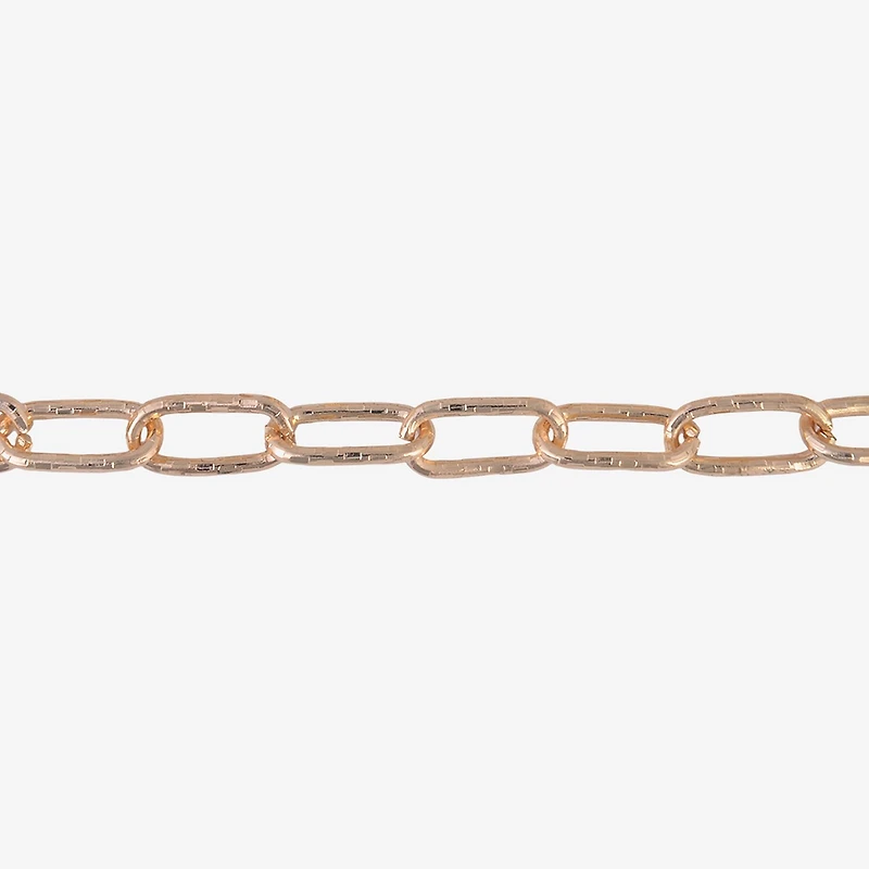 Bijoux Bar Delicates Womens 9 Inch Cable Ankle Bracelet