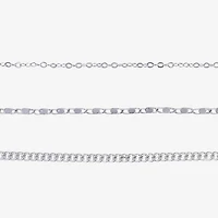 Bijoux Bar Delicates Womens 9 Inch Curb Ankle Bracelet