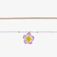 Arizona Unisex Flower 2-pc. Necklace Set