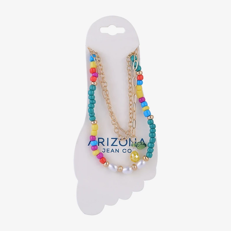 Arizona Unisex 9 Inch Cable Ankle Bracelet