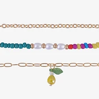 Arizona Unisex 9 Inch Cable Ankle Bracelet