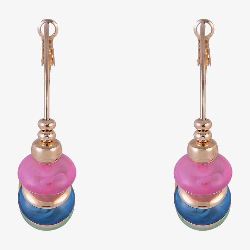 Mixit Womens 51mm Hoop Earrings