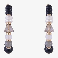 Mixit Womens 31.6mm Circle Hoop Earrings