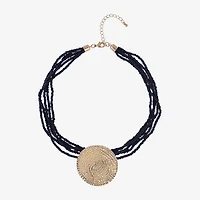 Mixit Womens 18 Inch Beaded Necklace