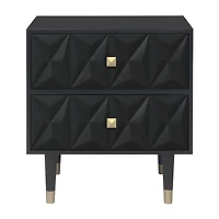 Imperial Bedroom Collection 2-Drawer Nightstand