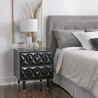 Imperial Bedroom Collection 2-Drawer Nightstand