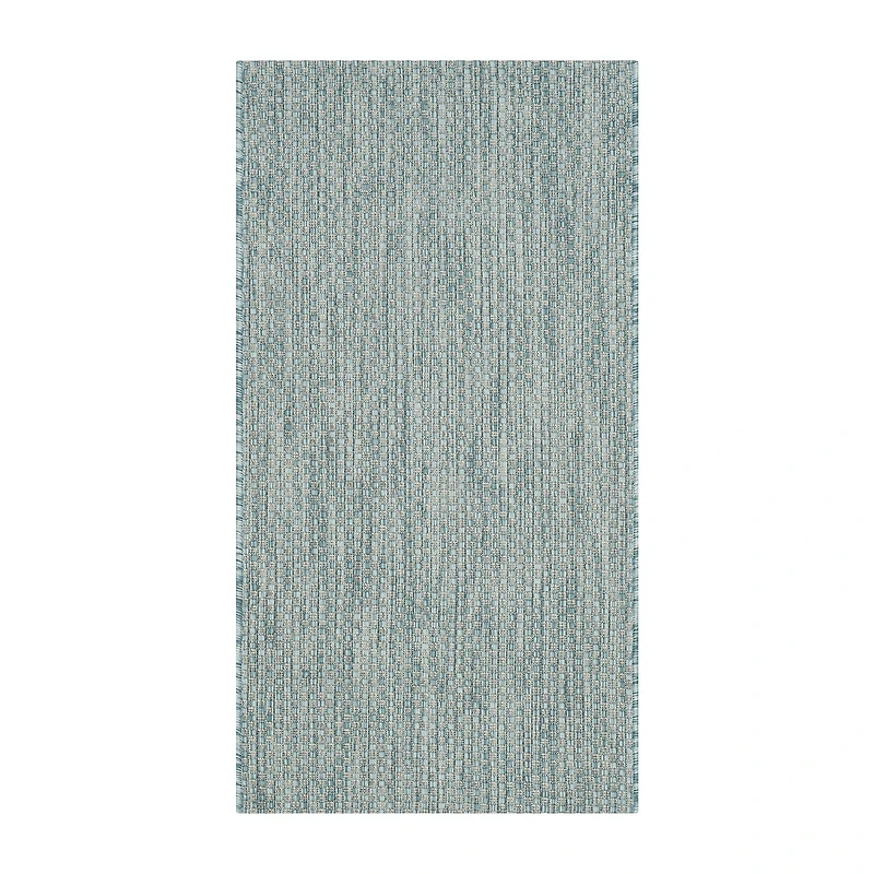 Safavieh Courtyard Collection Flora Geometric Indoor/Outdoor Area Rug