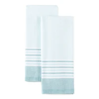Cooks Haru Stripe Dual Purpose 2-pc Kitchen Towel Set