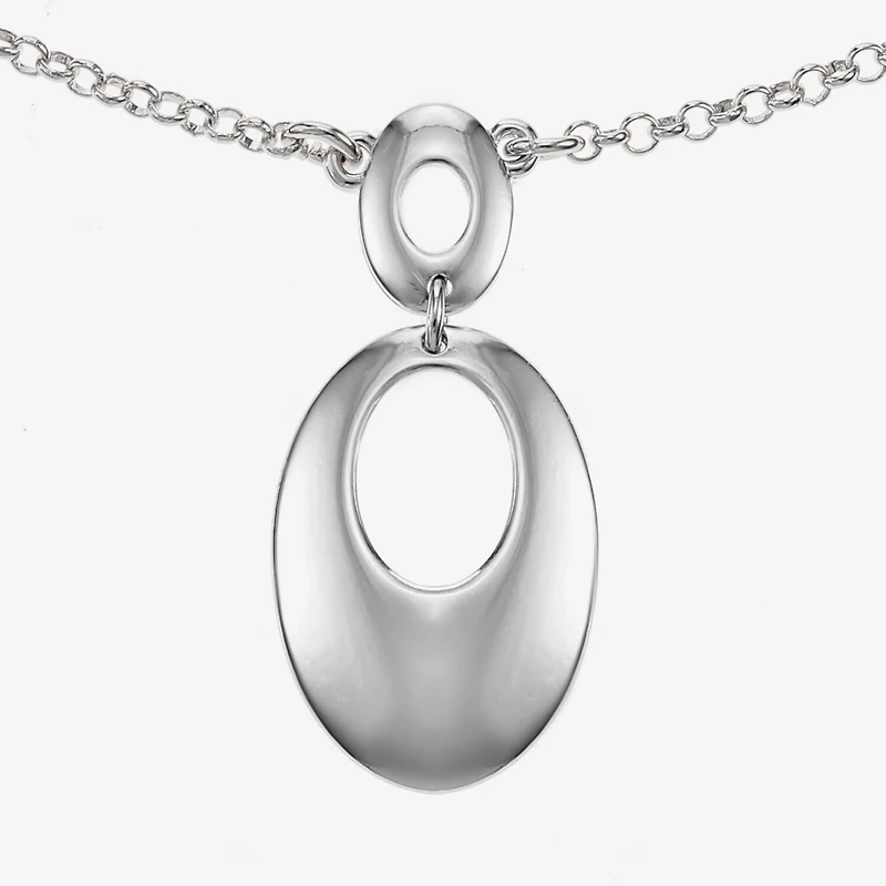 Liz Claiborne Pendant Necklace And Drop Earring Womens Oval 2-pc. Jewelry Set