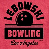 Mens Short Sleeve Lebowski Bowling Graphic T-Shirt