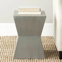 Lotem Curved Square Top Accent Table