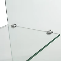 Hollis Tempered Glass Console Table